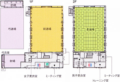 武道場平面図